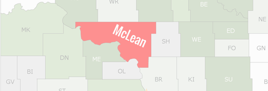 McLean County Map